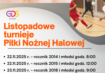 Listopadowe turnieje Piłki nożnej halowej