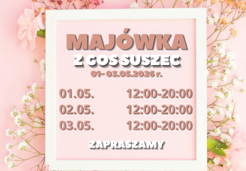 Godziny otwarcia hali sportowej od 01 do 03.05.2026 r.