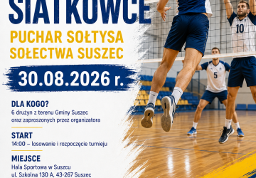 Turniej siatkówki o Puchar Sołtysa 30.08.2026 r.